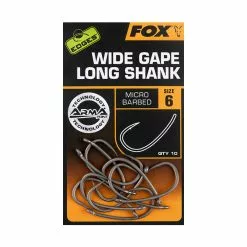 Fox Edges Armapoint Super Wide Gape Long Shank Karper Haak #5 (10 Stuks) -Feederhengels Winkel 1168ab8a2b92eced