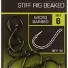 Fox Carp Hooks Stiff Rig Beaked #4 -Feederhengels Winkel 3123a80c564a4f9b