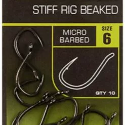 Fox Carp Hooks Stiff Rig Beaked #4