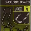 Fox Carp Hooks Wide Gape Beaked #6