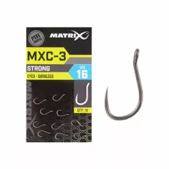 Matrix MXC-3 Barbless Eyed Witvishaken (10st) Maat 12 -Feederhengels Winkel 76f9b806b2c32292