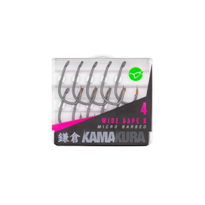Korda Kamakura Wide Gape X Hooks (10st) Maat 8 3 Korda Kamakura Wide Gape X Hooks (10st) Maat 8