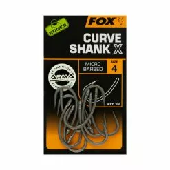 Fox Edges Curve Shank X Hooks Size 4 -Feederhengels Winkel c8e8f7e736bb150b