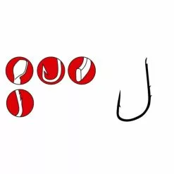 Gamakatsu LS-2120F Hooks Black (25pcs) Size 10