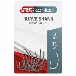 JRC Contact Kurve Shank Carp Hooks #8 -Feederhengels Winkel dcce6bca79259426