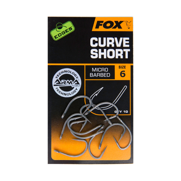 Fox Edges Curve Shank Short Hooks Size 6 Micro Barbed 5 Fox Edges Curve Shank Short Hooks Size 6 Micro Barbed - Afbeelding 3